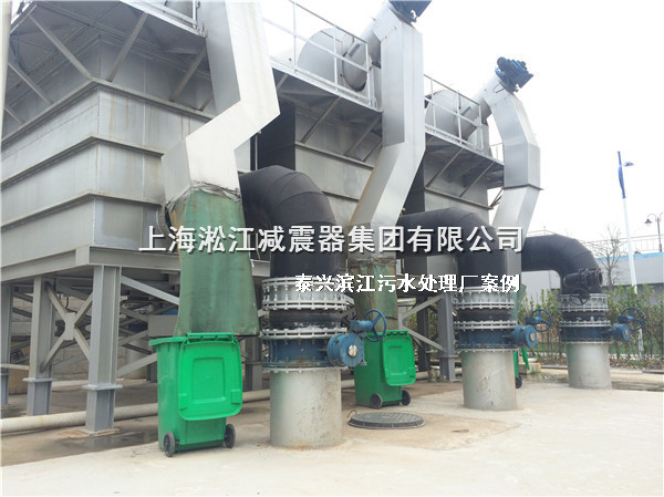 【泰興污水處理廠】橡膠接頭案例現(xiàn)場(chǎng)