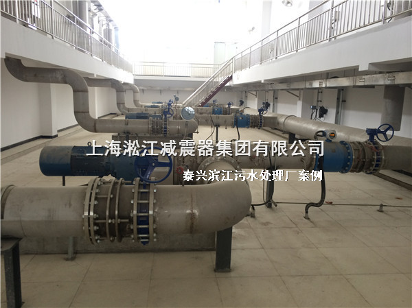 【泰興污水處理廠】橡膠接頭案例現(xiàn)場(chǎng)